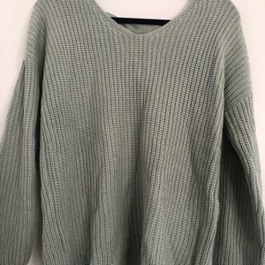 New with tags Lace up back Sweater